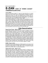 E-Zan newsletter [2010], April