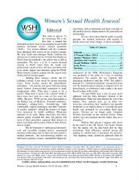 Women's sexual health journal [2005], October