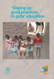 Scaling up’ good practices in girls’ education