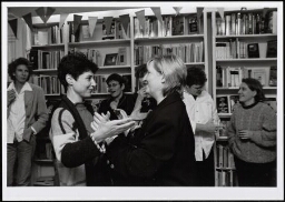 Felicitaties voor het 20-jarig bestaan van vrouwenboekhandel de Feeks. 1997