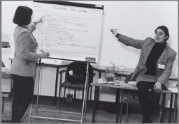 Workshop NGO's over vrouwenhandel. 1997