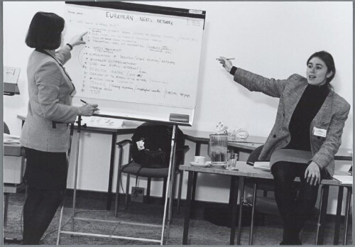 Workshop NGO's over vrouwenhandel. 1997