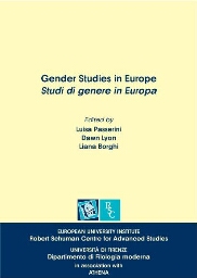 Gender studies in Europe = studi di genere in Europa