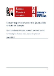 Survey report on women in journalists' unions in Europe