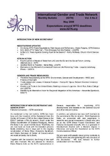 International Gender and Trade Network [2006], 2 (May)