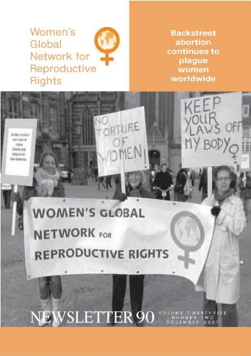 Women's Global Network for Reproductive Rights newsletter = Red Mundial de Mujeres para los Derechos