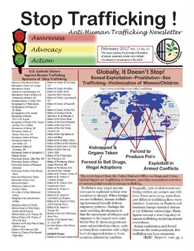 Stop trafficking! Anti-human trafficking newsletter [2017], 2 (February)