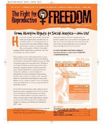 The fight for reproductive freedom [2006], 2 (Spring)