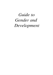 Guide to gender and development