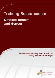 Training resources on defence reform and gender