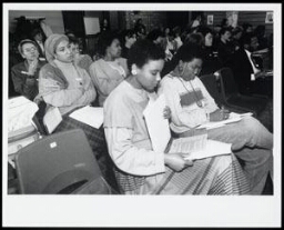 Congres zwarte vrouwen georganiseerd door Emancipatiebureau Amsterdam 198?