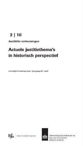 Justitiële verkenningen [2010], 2