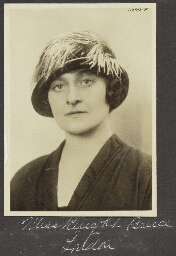 Portret van Miss Knight-Bruce, London 1925