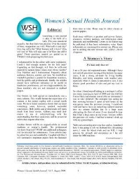 Women's sexual health journal [2004], August