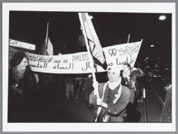 Actie in het kader van de internationale vrouwendag. 1990