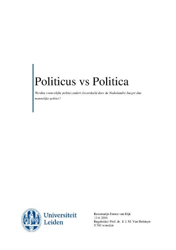 Politicus vs Politica