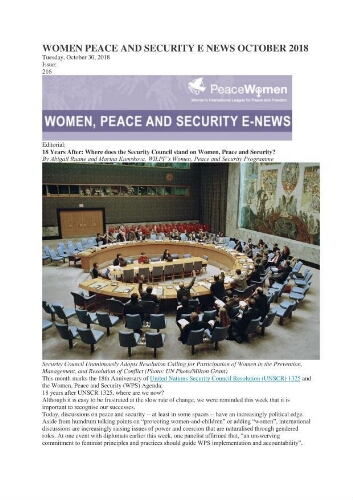 Women, Peace and Security E-News [2018], 216