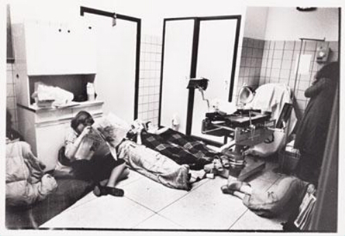 Bezetting abortuskliniek Bloemenhove. 1976