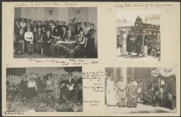 De parlementsleden op het podium tijdens het Internationale congres van de International Woman Suffrage Alliance (IWSA) de Wereldbond voor Vrouwenkiesrecht 1920