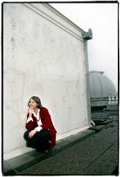 Portret van Ewine van Dishoek, hoogleraar sterrenkunde aan de universiteit van Leiden 2001