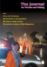 The journal for women and policing [2006], 18