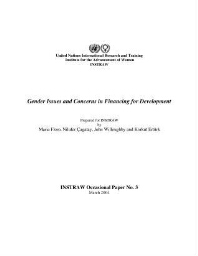 Gender Issues and Concerns in Financing for Development