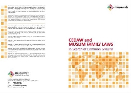 CEDAW and muslim family laws: in search of common ground