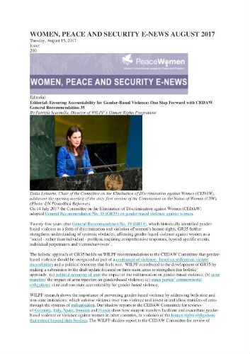 Women, Peace and Security E-News [2017], 200