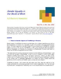 Gender equality in the world of work [2002], 3 (Oct-Dec)