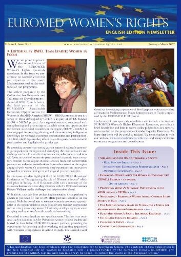 Euromed womens rights newsletter [2007], 2 (Jan-March)