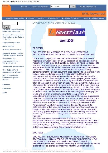 EWL newsflash [2005], 3 (April)