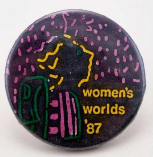 Button. Women's worlds '87