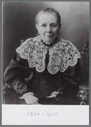 Portret van A.E. Naber, moeder van Johanna Naber