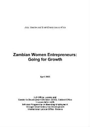 Zambian women entrepreneurs