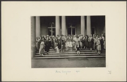 Groepsfoto tijdens internationaal congres van de International Woman Suffrage Alliance, de Wereldbond van Vrouwenkiesrecht 1926