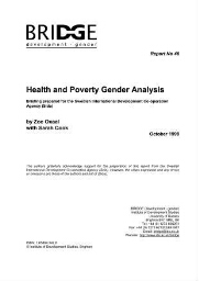 Health and poverty