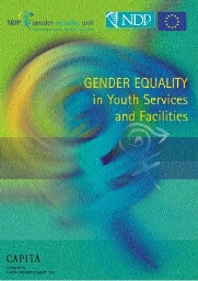 Gender equality in youth services and facilities