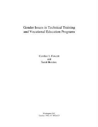 Gender issues in technical training and vocational education programs