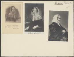 Portret van Fredrika Bremer (1801-1865) 18??
