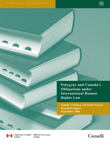 Polygyny and Canada's obligations under international human rights law