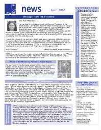 AWID news [2006], April