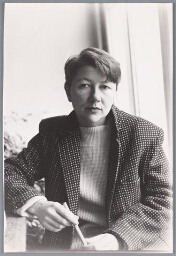 Portret van Mieke van Kasbergen. 1981