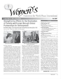 Women's Federation for World Peace International [2007], Fall