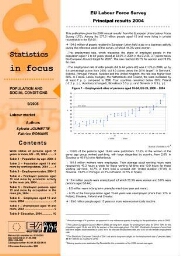 Statistics in focus [2005], 9