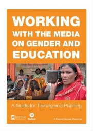 Working with the media on gender and education
