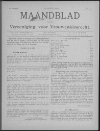 Maandblad van de Vereeniging voor Vrouwenkiesrecht  1901, jrg 5, no 3 [1901], 3