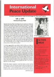 International peace update [2003], 1