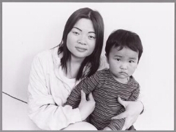 Yung-Xiang Wang met haar dochter Susanna 2002