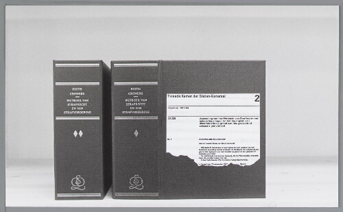 Twee edities van Cremers Wetboek van Strafrecht en van Strafvordering. 1987
