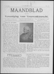 Maandblad van de Vereeniging voor Vrouwenkiesrecht  1903, jrg 7, no 2 [1903], 2